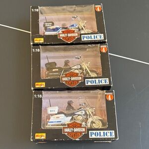 Harley-Davidson 1:18 Police Motorcycles